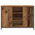 vidaXL Servírovacia skriňa Staré drevo 100 x 35 x 70 cm