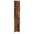 vidaXL Highboard Staré drevo 69,5 x 34 x 180 cm Kompozitné drevo