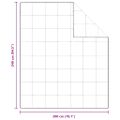 vidaXL Zimný prehoz 240 x 200 cm Zima Perie Biela Priedušná