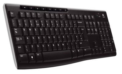 Logitech K270/Bezdrôtová USB/ CZ- SK layout/Čierna