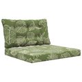 vidaXL Vankúš na vonkajšiu pohovku Polyester Design s listami