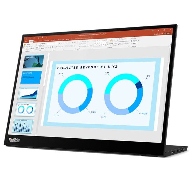 Lenovo LCD prenosný M14d 14" IPS LED/16:9/1920x1080/345cd-m2/700:1/6ms/2x USB-C LED monitor, prenosný, 14", IPS, 2240×1400, 16:10, 300cd/m2, 1500:1, 6ms, 2× USB-C, energ. trieda C, čierny