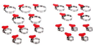Hadičová spona s motýľom MECHANIC CONNECT SET 20, 10-44mm, 20ks SIXTOL