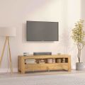 vidaXL TV skrinka 110x30x35 cm tíkový masív