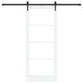 vidaXL Posuvné dvere ORKDAL 83 x 202 cm Biela