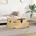 vidaXL Úložný box Corona 78x78x45 cm borovicový masív