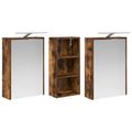 vidaXL Set kabinetov do kúpeľne 3 ks 116 x 16 x 62,5 cm