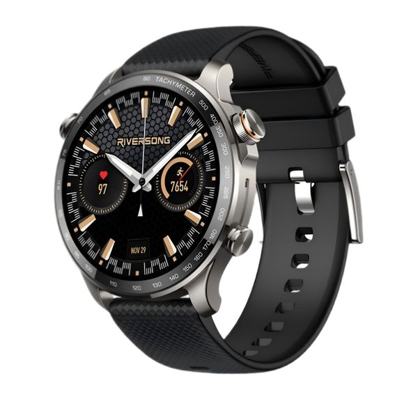 Riversong smartwatch Motive 10 GT čierny SW1001 AMOLED GPS