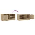 vidaXL TV stolíky 2 ks dub sonoma 80x35x36,5 cm spracované drevo