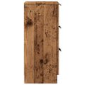 vidaXL Komody staré drevo 2 ks 30x30x70 cm kompozitné drevo
