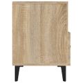 vidaXL TV skrinka dub sonoma 80x36x50 cm spracované drevo