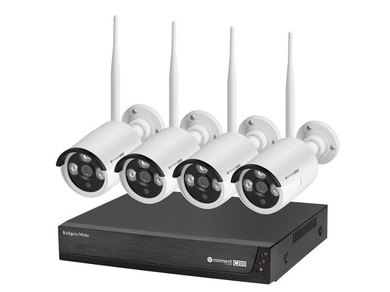 Kamerový set Kruger&Matz KM2240 Connect C200 Tuya Wi-Fi
