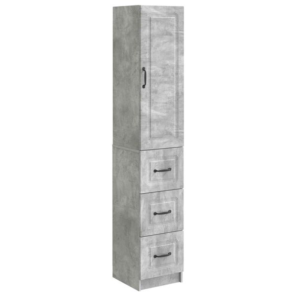 vidaXL Sada skríň 2 pcs Betónovo sivá 33 x 34,5 x 87 cm