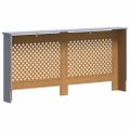 vidaXL Kryt na radiátor antracitový 172x19x81,5 cm MDF