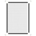 vidaXL Magnetická okenná sieťka proti hmyzu biela 80x120 cm