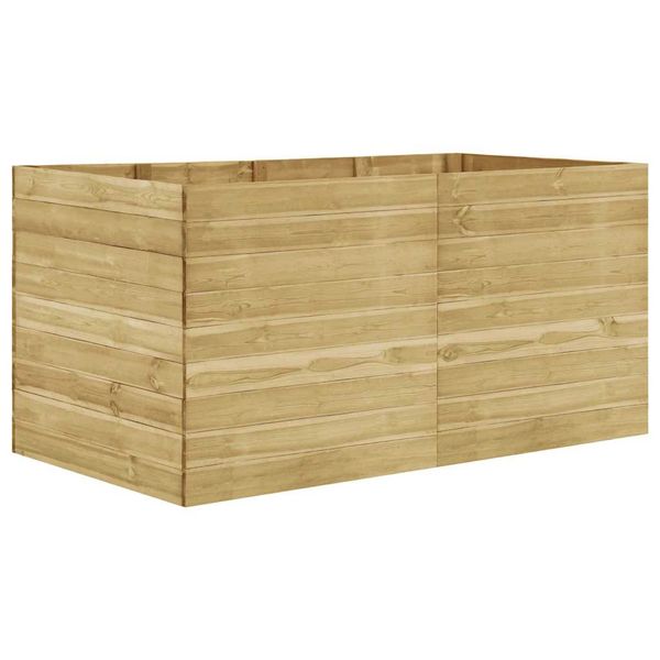 vidaXL Vyvýšený záhradný záhon 200x100x97 cm, impregnovaná borovica