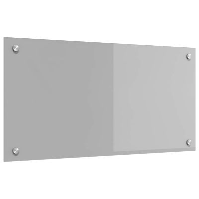 vidaXL Kuchynský obklad Svetlosivá 80 x 40 cm tvrdené sklo