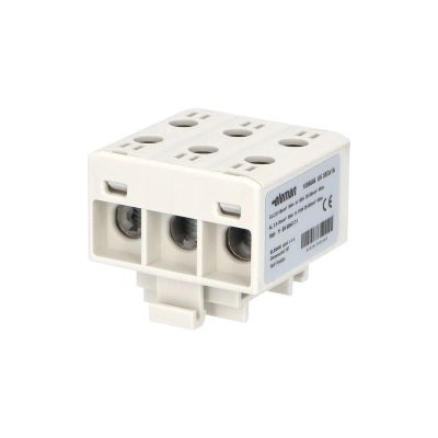 Univerzálna svorka UK 35/3x1 A, 135A, 3pól., AL/CU, zakrytá, sivá, na DIN