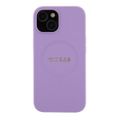 Puzdro Guess pre iPhone 15 6,1" GUHMP15SPSAHMCU fialový tvrdý obal Saffiano MagSafe
