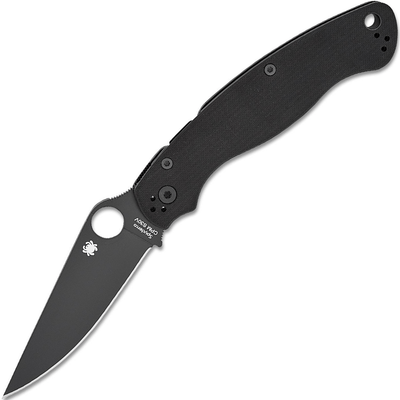 Spyderco C36GPBK2 Military 2 All Black vreckový nôž 10,2 cm, DLC, celočierna, G10