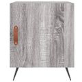 vidaXL Nočné stolíky 2 ks sivý dub sonoma 40x40x50 cm kompozitné drevo