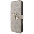 Puzdro Guess Book 4G Metal Logo pre iPhone 17 Pro ružové