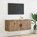 vidaXL Nástenná skriňa pre TV 100 x 34,5 x 40 cm Remeselný dub