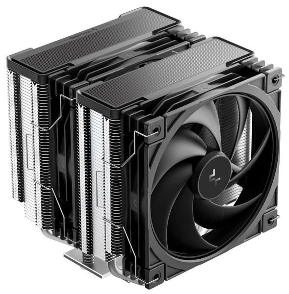 DEEPCOOL chladič AG620 G2 / 120mm / 6 x heatpipes / PWM / Intel i AMD vzduchový chladic procesoru, dvouvežový, 6× ⌀6 mm heatpipe, 2× 120mm PWM ventilátor, 159 mm, Intel LGA1851/1700, AMD AM5/AM