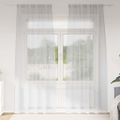 vidaXL Voile záclona 2 ks Svetlosivá 245 x 140 cm Polyester