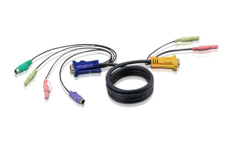 ATEN KVM združ. kábel k CS-1732,34,54 PS/2, 1,8m