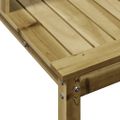 vidaXL Stôl na presádzanie s policami 108x50x109,5 cm impregn.borovica