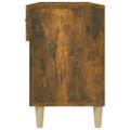 vidaXL Botník dymový dub 102x35x55 cm spracované drevo