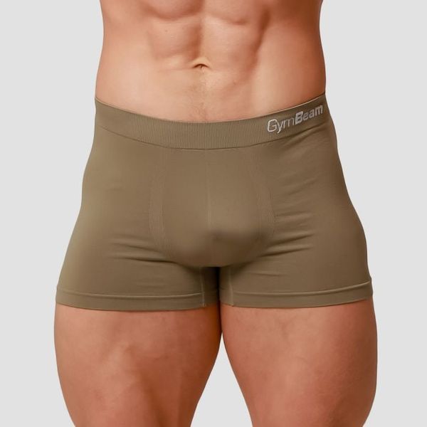 Pánske boxerky Seamless 2Pack Army - GymBeam, veľkosť M, veľkosť oblečenia M
