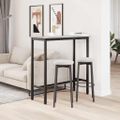 vidaXL stôl Sivý Sonoma 100 x 40 x 100,5 cm Inžinierske drevo a oceľ