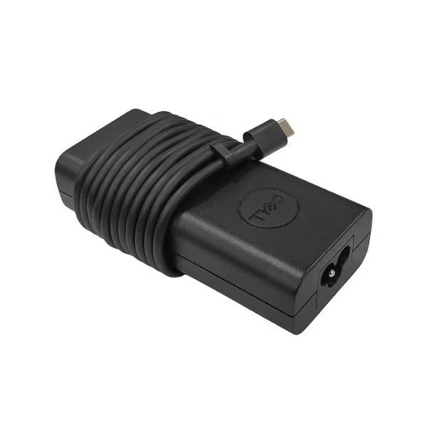 DELL napájecí adaptér 65W/ USB-C Napájecí adaptér, 65W, USB-C konektor, 1m kabel, LED indikátor, originální Dell, 235g