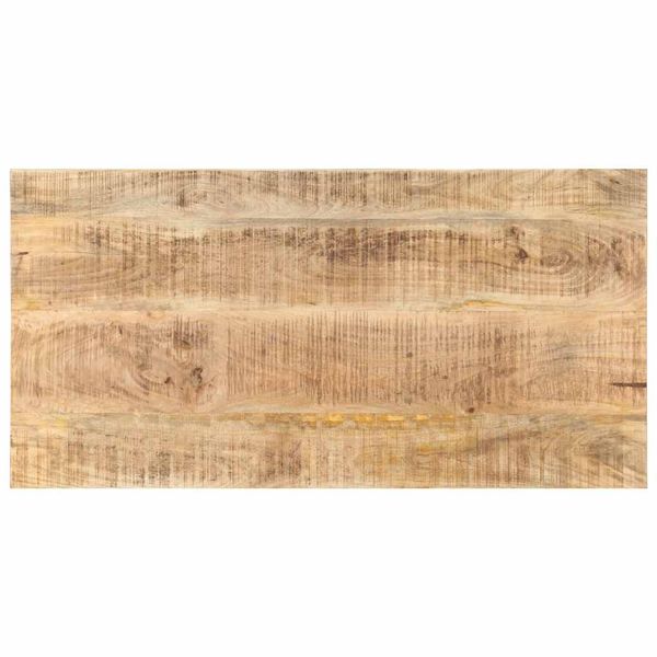 vidaXL Stolová doska, mangový masív 25-27 mm, 100x60 cm