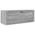 vidaXL Botník sivý dub sonoma 100x35x38 cm spracované drevo