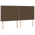 vidaXL Boxspring posteľ s matracom tmavohnedá 160x200 cm látka