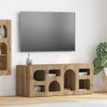 vidaXL TV skrinka ELST 100 x 35 x 40 cm Remeselný dub Kompozitné drevo