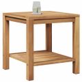 vidaXL Konferenčný stolík Hnedá 45 x 45 x 45 cm Husté teakové drevo