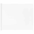vidaXL Okenné fólie matné biele PVC