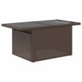 vidaXL Súprava záhradných pohoviek 11 ks Hnedá Poly ratan