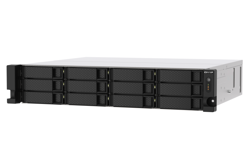QNAP TS-1273AU-RP-8G (Ryzen V1500B 2,2GHz / 8GB RAM / 12x SATA / 2x 2,5GbE / 2x PCIe / 2x zdroj)