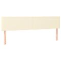 vidaXL Boxspring posteľ s matracom krémová 160x200 cm umelá koža