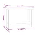 vidaXL Pracovná lavica medová 110x50x80 cm masívna borovica