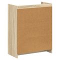 vidaXL Skriňa na topánky Dub sonoma 73,5 x 36 x 92 cm Kompozitné drevo