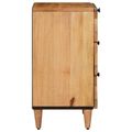 vidaXL Nočný stolík Prírodná 50 x 33 x 62 cm Masívne mango drevo