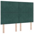 vidaXL Posteľ boxspring s matracom Tmavozelená 140 x 200 cm Zamat