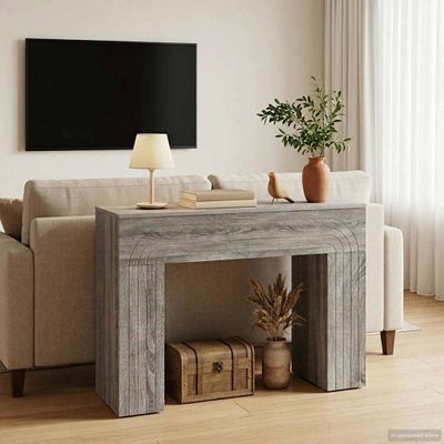 vidaXL Konferenčný stolík Sivá sonoma 102 x 35 x 75 cm