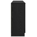 vidaXL Servírovacia skriňa 3 ks Čierny dub 69,5 x 34 x 180 cm